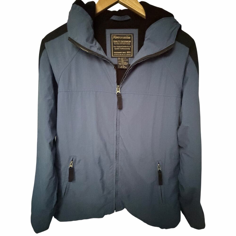 Abercrombie Hooded Windbreaker Jacket Men's Small